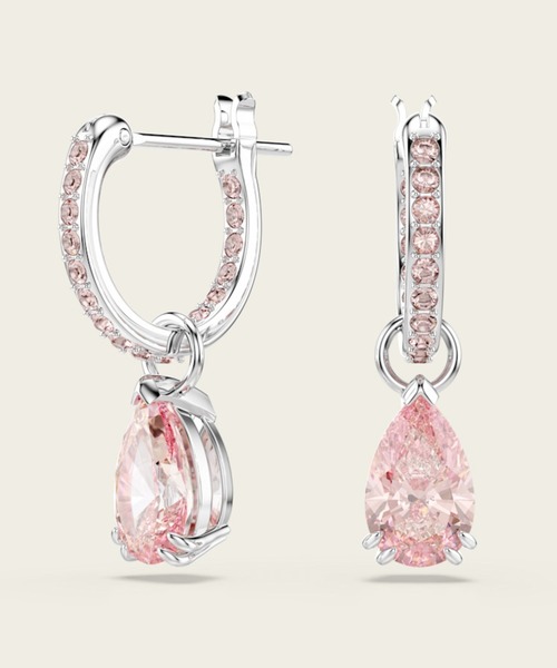 SWAROVSKI ピアス 「公式」「スワロフスキー」Attract ドロップ
