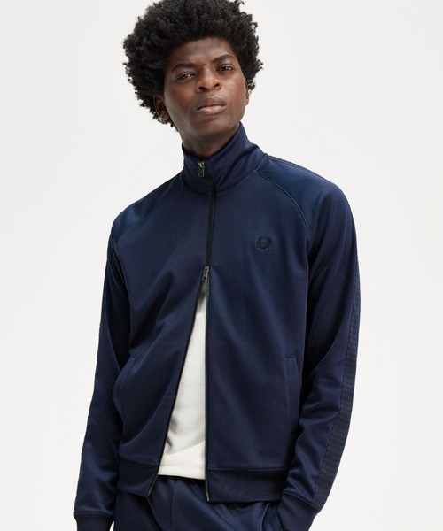 フレッドペリー テープ トラックジャケット FRED PERRY ジャージ Tape Detail Track Jacket／テープトラック