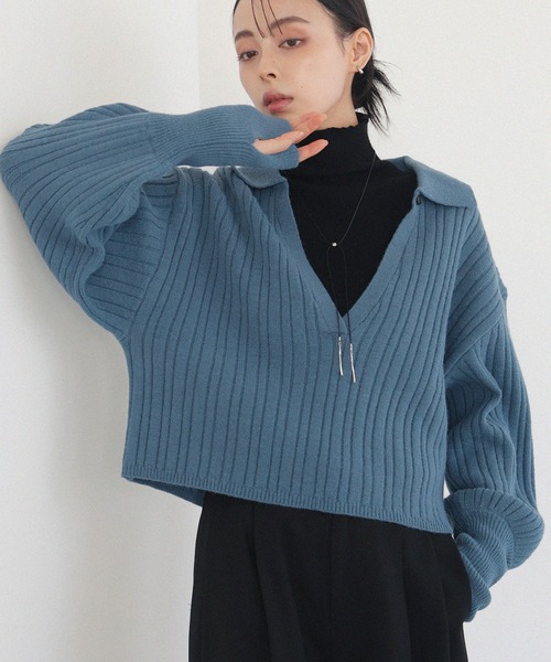 アンヌーク　ショートポロニット アンヌーク☆ショートポロニット （anuke（アンヌーク）の