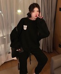 パジャマ ルームウェア 「裏起毛」ワンポイント...の詳細画像2