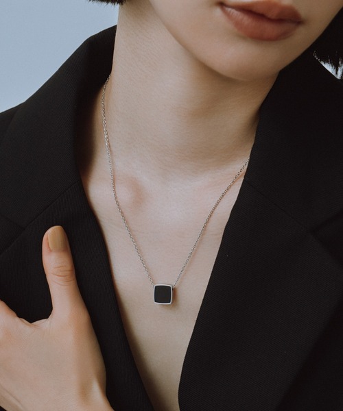 novice（ノーヴィス） ネックレス 「novice」Onyx Pendant Necklace