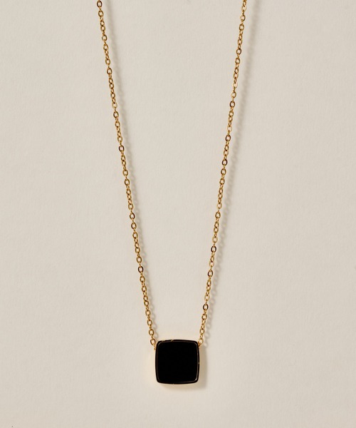 novice（ノーヴィス） ネックレス 「novice」Onyx Pendant Necklace