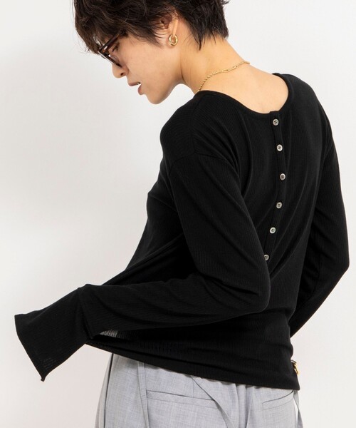 NOLLEY'S tシャツ カシミヤシルクヘンリー2WAYプルオーバー
