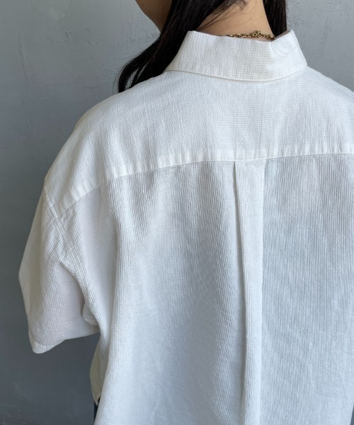 FRED PERRY（フレッドペリー） ブラウス シャツ シアサッカー ショート