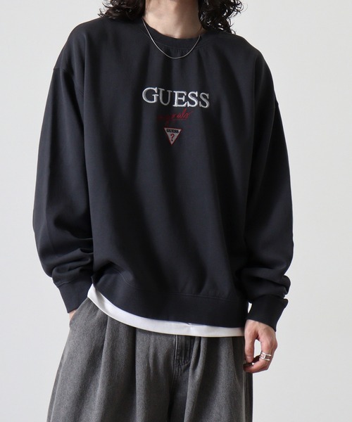 Amazon.co.jp: [ゲス] トレーナー GO BAKER LOGO CREWNECK