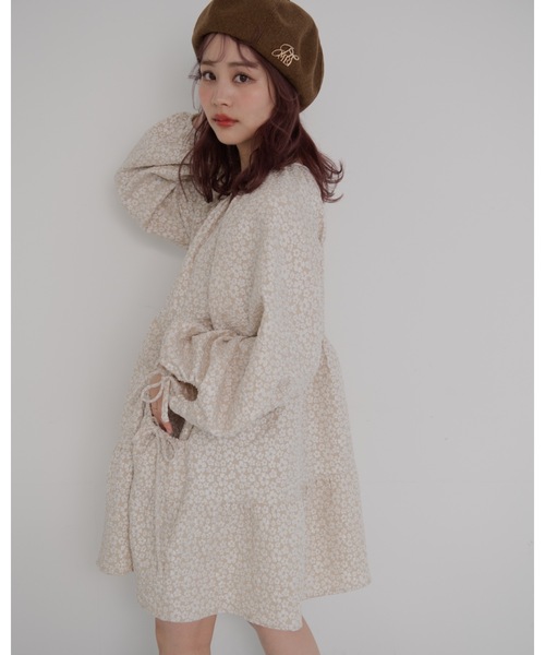 ブラウス シャツ flower mood top レディース