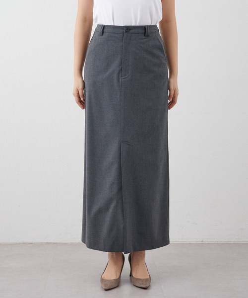【THE PAUSE】フロントスリットスカート THE PAUSE スカート 「THE PAUSE」フロントスリットスカート