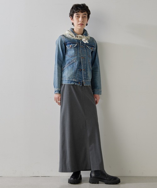 【THE PAUSE】フロントスリットスカート THE PAUSE スカート 「THE PAUSE」フロントスリットスカート