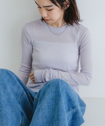 tシャツ NINETY PERCENT　ANIS RIB TOP レディース｜ZOZOTOWN Yahoo!店