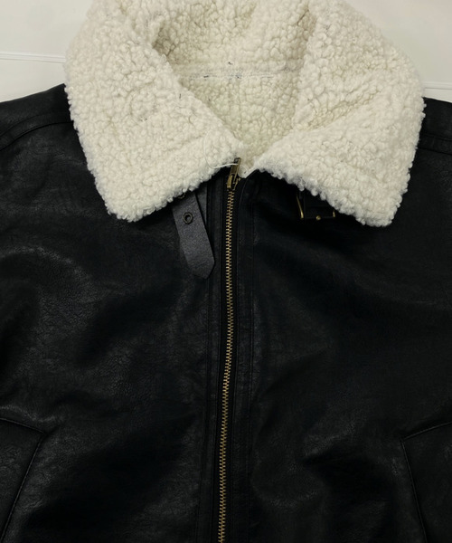 「emi+」 ジップアップブルゾン L ブラウン レディース_画像7