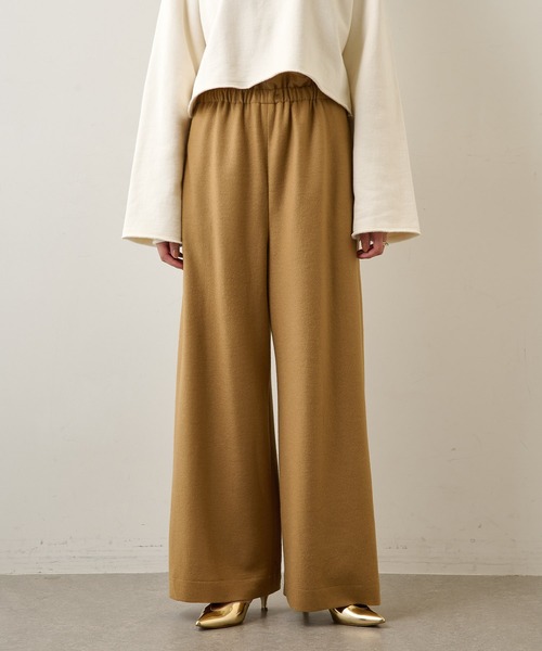 「Whim Gazette」 イージーパンツ FREE キャメル レディース_画像7
