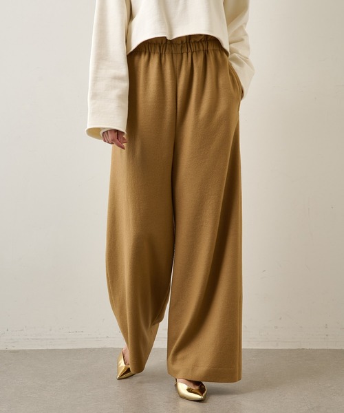 「Whim Gazette」 イージーパンツ FREE キャメル レディース_画像8