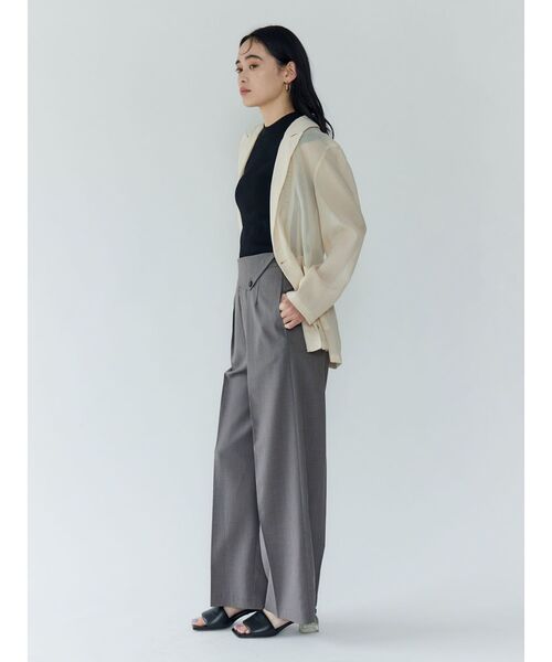 LAGUNAMOON パンツ ラペルワイドパンツ レディース : ZOZOTOWN