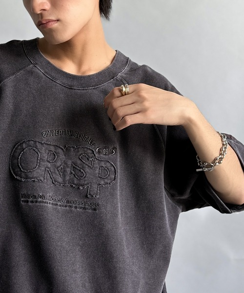 tシャツ 「JaVaジャバコラボ」裾はドロストでお好みのシルエットに。ヴィンテージライクな半袖ロゴTシャツ レディース | Java | 15