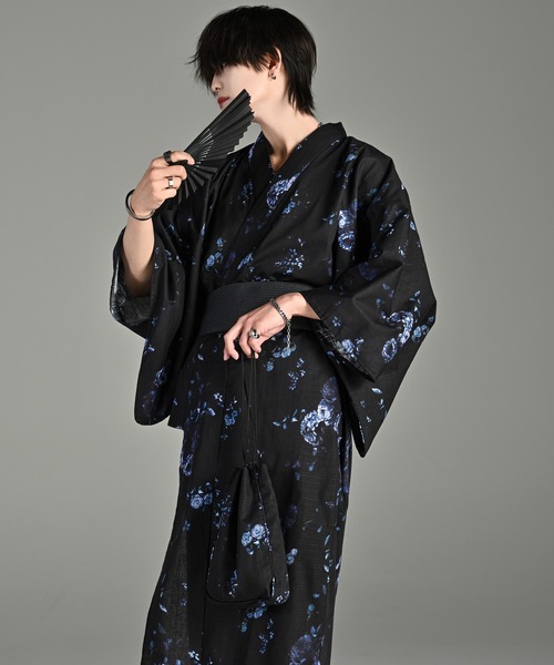 ADRER アドラー セット ADRER 浴衣 yukata 5 set / 5点セット (浴衣・帯・下駄・扇子
