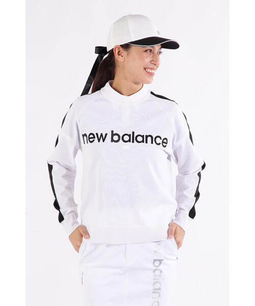 ニット セーター 「new balance golf」ストレッチ 撥水 クルーネック ニット プルオーバー (WOMENS) レディース