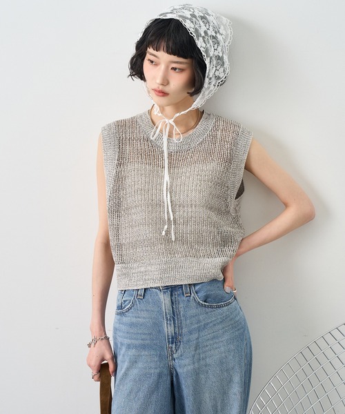 新品 タグ付✨アンタイトル❤️ ボリュームニュアンスフォルムニット サマーニット NOGLE 「NOGLE/ノグル」ミックスサマーニット レディース : ZOZOTOWN