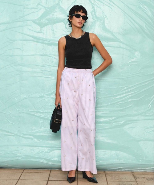 パンツ Maison special 2way Easy Work Pants Mixed Lace Easy Pants