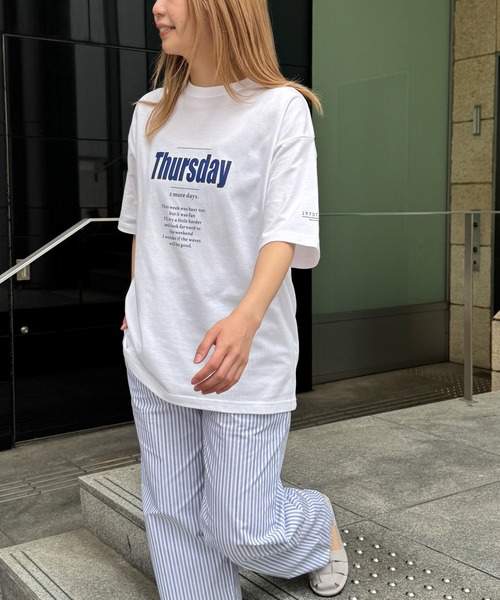 ✱本日限定価格✱キャナルジーン 1975tokyo Tシャツ 未使用 CANAL JEAN tシャツ 1975 TOKYO Thursday半袖Tシャツ レディース