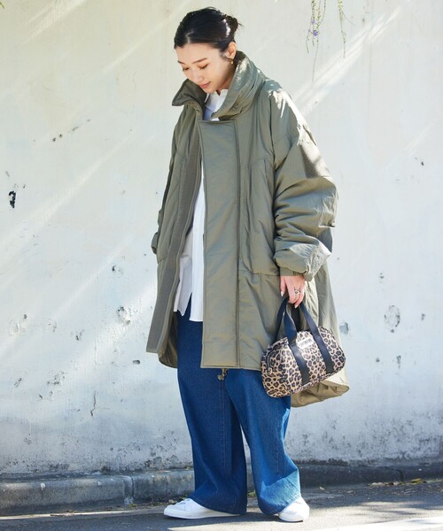 FREAK'S STORE（フリークスストア） コート フリ- オリーブ レディース