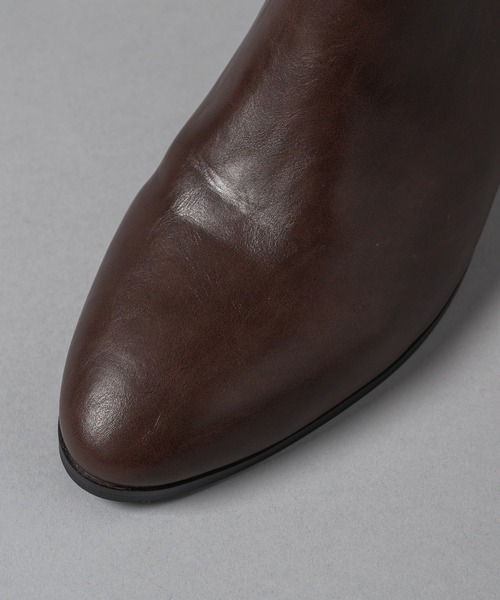 ADAMASTE ブーツ side zip heel boots - サイドジップヒールブーツ