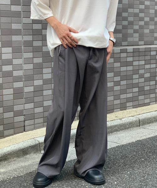 変形ワイドパンツ スラックス UGL HOT 変形ワイドパンツ スラックス 似common divisor - メルカリ