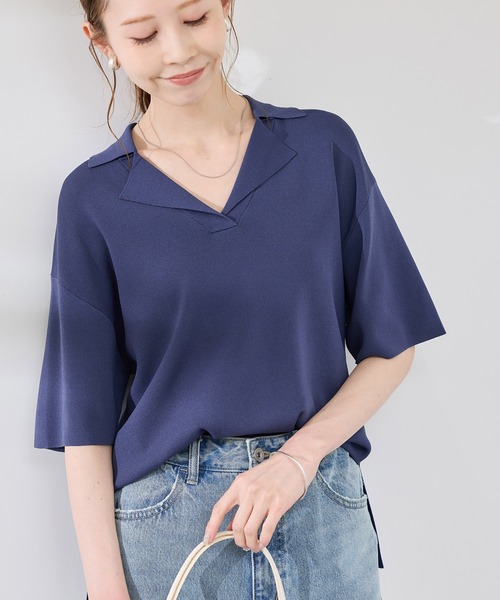 ROPE' PICNIC ニット セーター スキッパーサマーニットプル