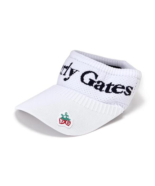 PEARLY GATES - PEARLYGATES ニットサンバイザー、ネックウォーマー PEARLY GATES サンバイザー 「PEARLY GATES」サマーニットUV