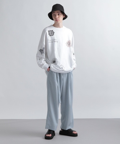 「HARE」 スウェットカットソー SMALL ホワイト系その他 メンズ