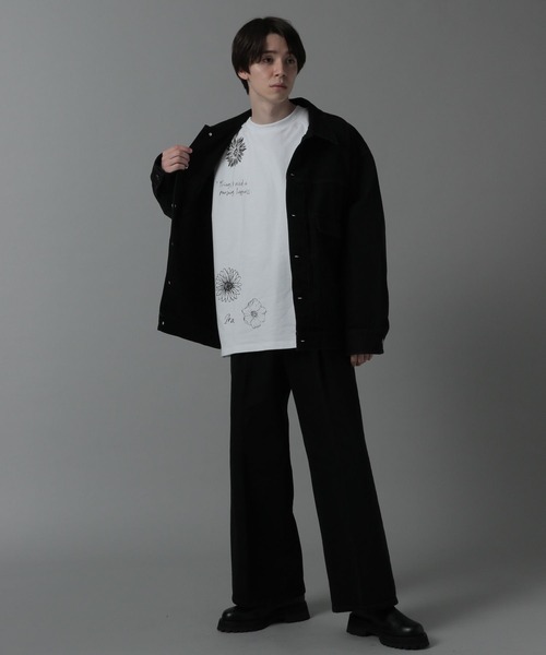 「HARE」 スウェットカットソー SMALL ホワイト系その他 メンズ