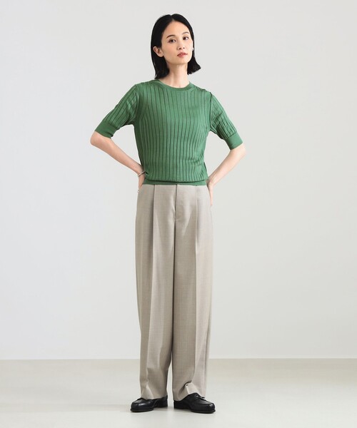 SLOANE ニット2枚組 SLOANE（スローン） タートルネックニット 2 オリーブ レディース