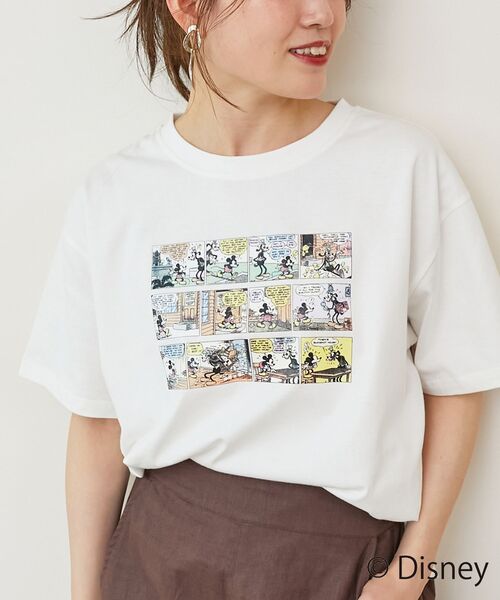 tシャツ 「Disney」Comic/プリントTシャツ レディース