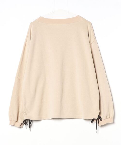 「Casper John」 長(zhǎng)袖Tシャツ MEDIUM ベージュ メンズ