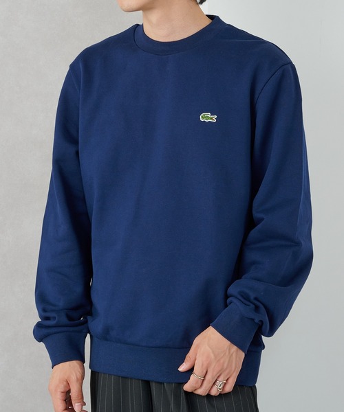 LACOSTE ネイビースウェット トレーナー LACOSTE（ラコステ） トレーナー スウェット 「LACOSTE」ラウンド
