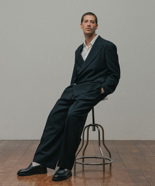 アダムエロペ（ADAM ET ROPE’）/ハードクロス イージースラックス ADAM ET ROPE'（アダムエロペ） スラックス ハードクロス イージー