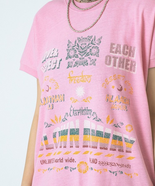 tシャツ (HLAADA for ROSEBUD)BLOWN AWAY PRINT TEE レディース HLAADA for ROSE BUD/BLOWN AWAY PRINT TEE – calif（カリフ