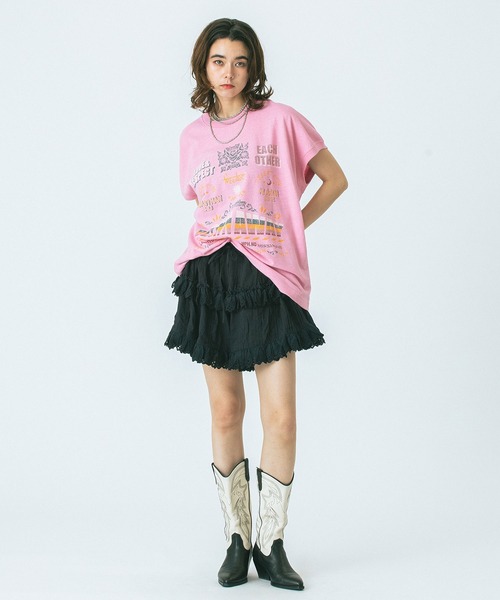 tシャツ (HLAADA for ROSEBUD)BLOWN AWAY PRINT TEE レディース HLAADA tシャツ (HLAADA for ROSEBUD)BLOWN AWAY PRINT TEE