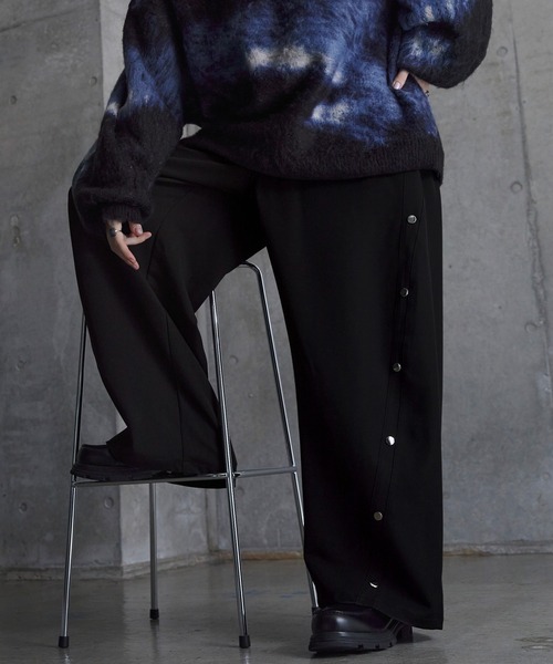 SERACE ワイドパンツ スラックス メンズ レディース : ZOZOTOWN Yahoo
