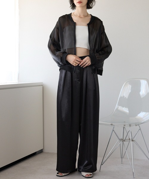 each alchemist ブルゾン アウター シアージップアップブルゾン
