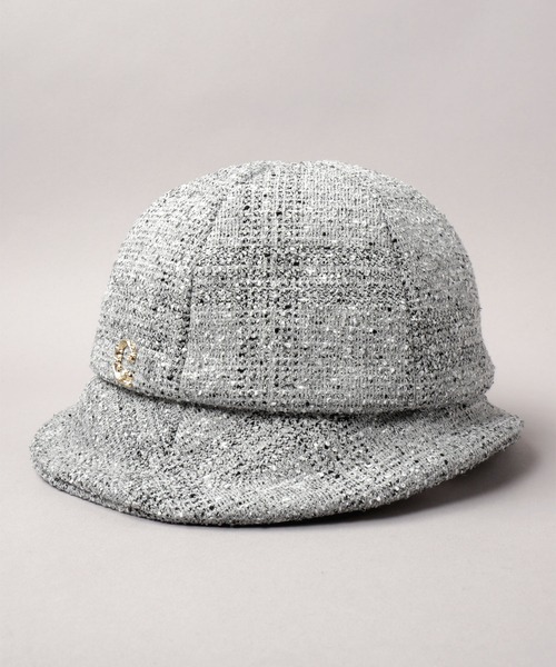 「CA4LA」 ハット ONESIZE ブラック レディース_画像3