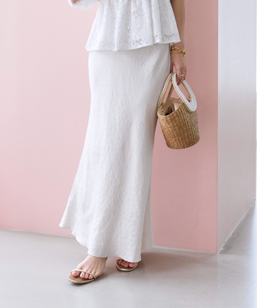 「La boutique BonBon」 スカート 36 ライトグレー レディース