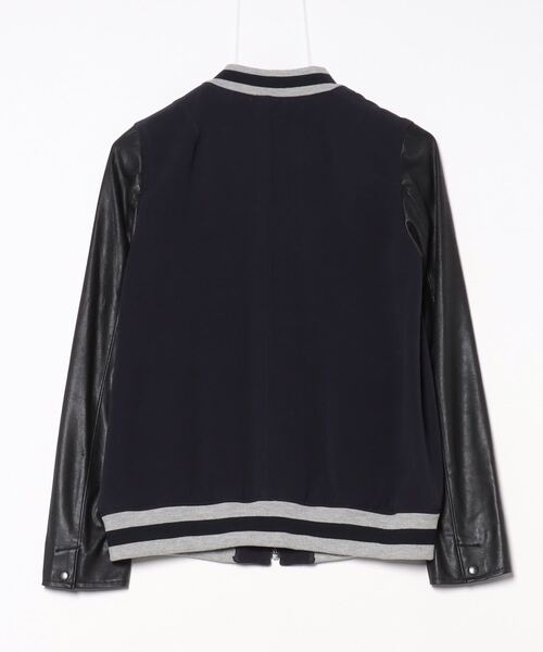 「Munich」 ジップアップブルゾン S ネイビー レディース_画像2