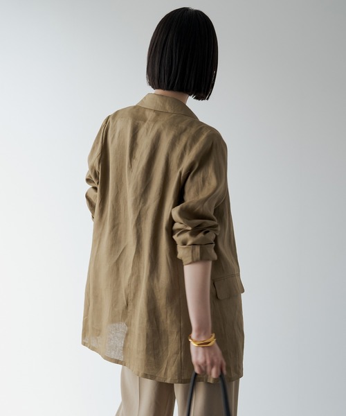 「LOUNGEDRESS」 テーラードジャケット FREE ベージュ レディース_画像5