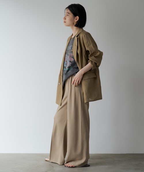 「LOUNGEDRESS」 テーラードジャケット FREE ベージュ レディース_画像8