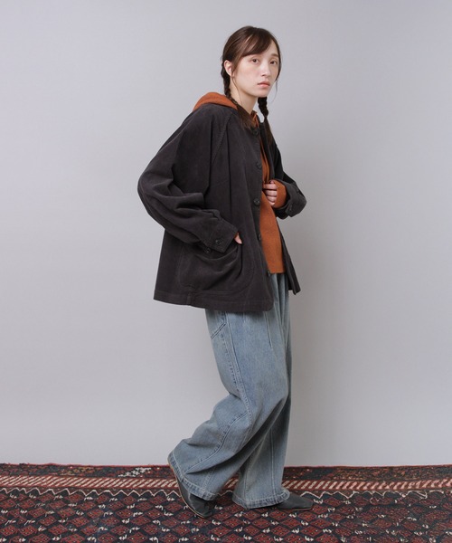 URCH RNA ジャケット ノーカラージャケット J2155 コーデュロイの丸