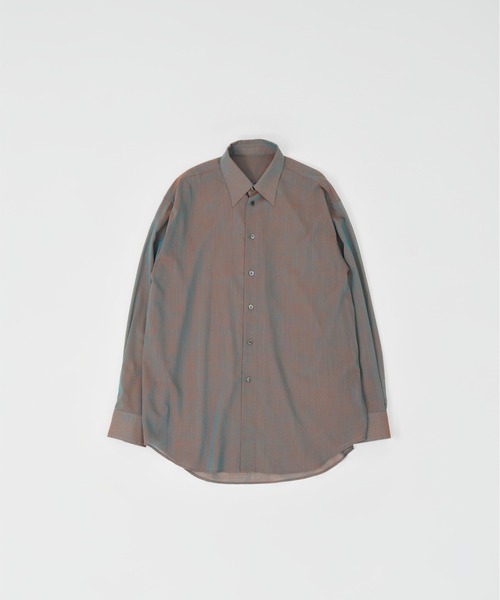 トップス [LAPIIS] FINE WOOL CHAMBRAY SHIRT LAPIIS シャツ FINE WOOL CHAMBRAY SHIRT メンズ : ZOZOTOWN Yahoo!店