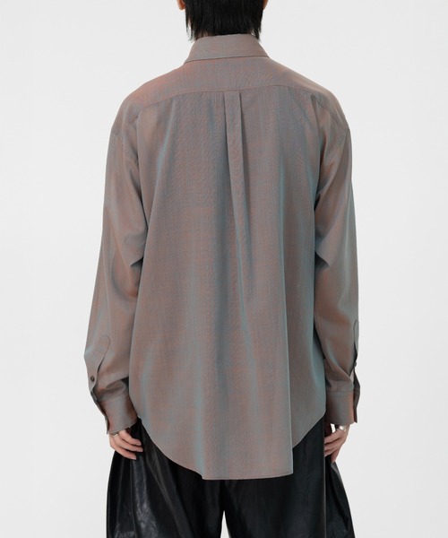 トップス [LAPIIS] FINE WOOL CHAMBRAY SHIRT LAPIIS シャツ FINE WOOL CHAMBRAY SHIRT メンズ : ZOZOTOWN Yahoo!店
