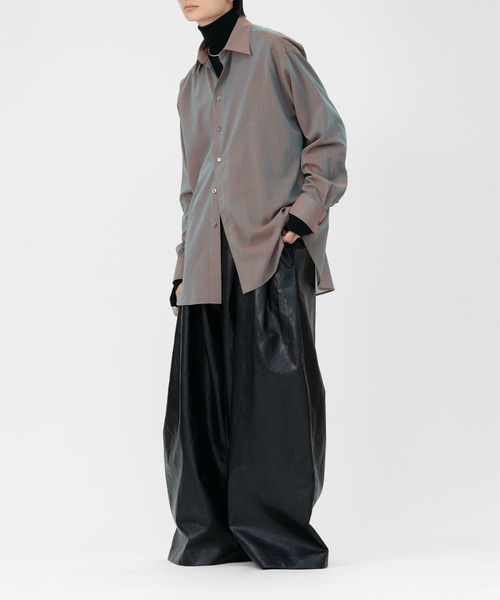 LAPIIS シャツ FINE WOOL CHAMBRAY SHIRT メンズ : ZOZOTOWN Yahoo!店
