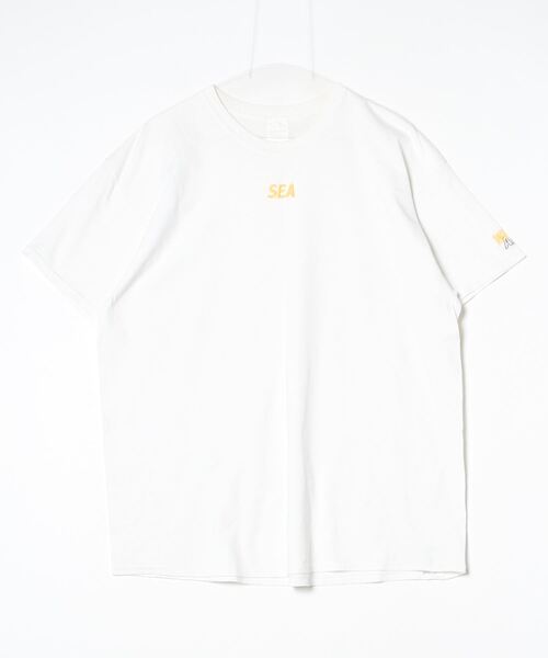 WIND AND SEA（ウィンダンシー） 刺繍半袖Tシャツ X-LARGE ホワイト