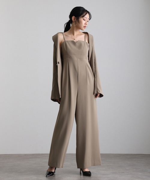 atlo（アトロ） パンツドレス オールインワンパーティードレス結婚式